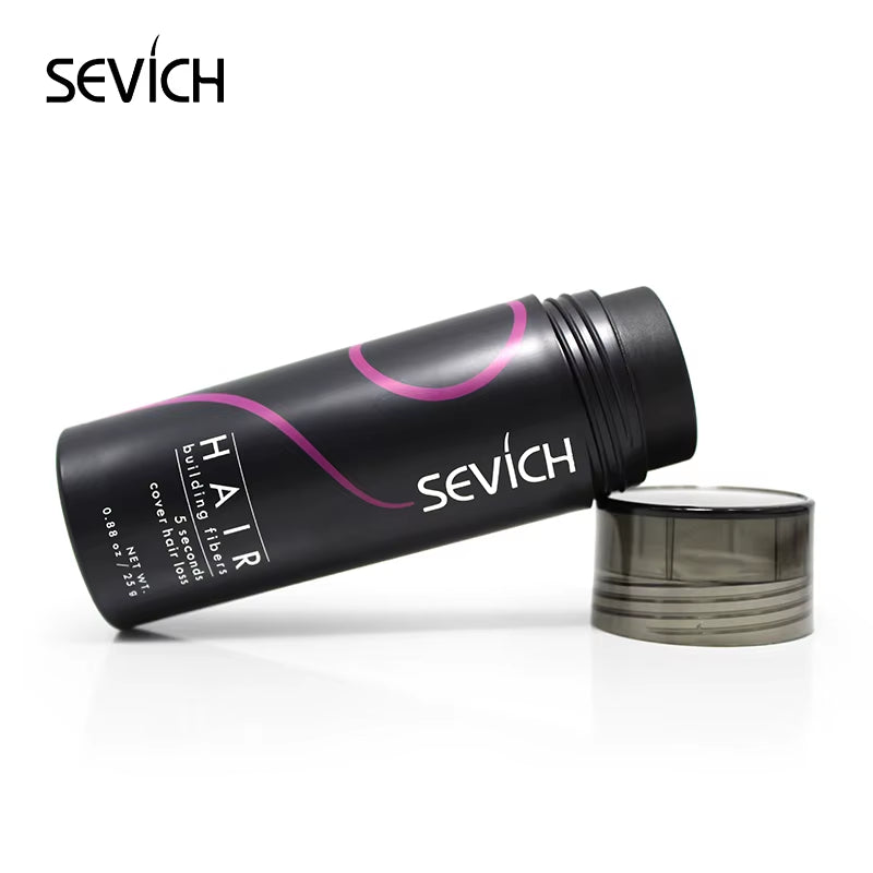 25G Hair Fiber Instant Hair Growth Keratin Hair Building Fibers Powder Applicator Comb Extension Hair in Second 10 Color