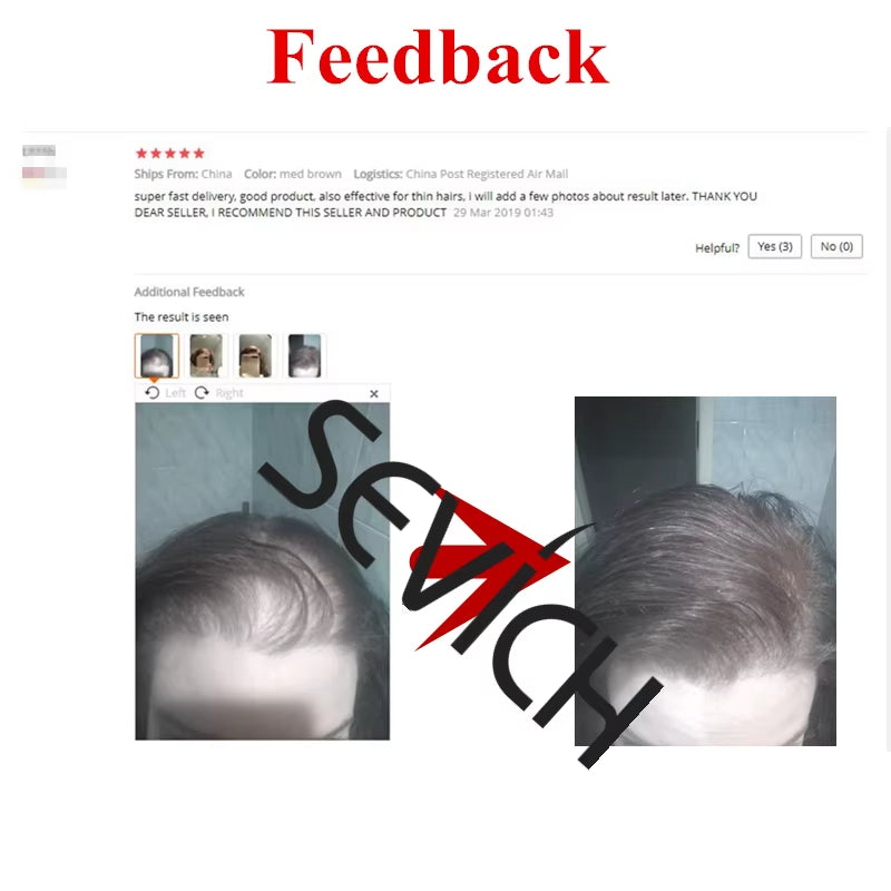 25G Hair Fiber Instant Hair Growth Keratin Hair Building Fibers Powder Applicator Comb Extension Hair in Second 10 Color