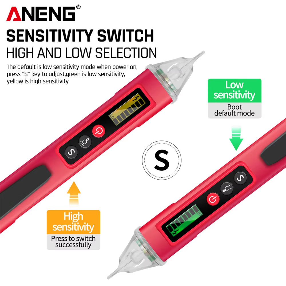 VC1010 Smart Induction Pen 12-1000V AC/DC Voltage Detectors Non-Contact Induction Find Breakpoint Detection Tester Tools