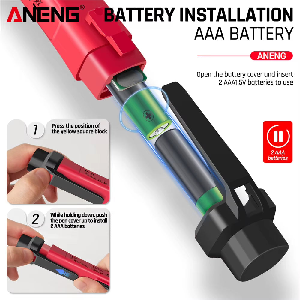 VC1010 Smart Induction Pen 12-1000V AC/DC Voltage Detectors Non-Contact Induction Find Breakpoint Detection Tester Tools