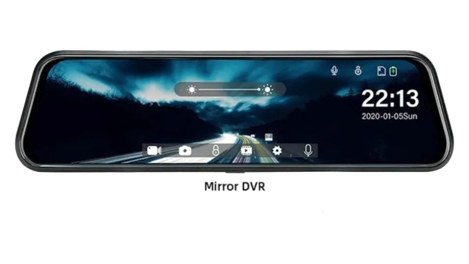 Mirror Camera for Car Touch Screen Video Recorder Rearview Mirror Dash Cam Front and Rear Camera Mirror DVR Black Box