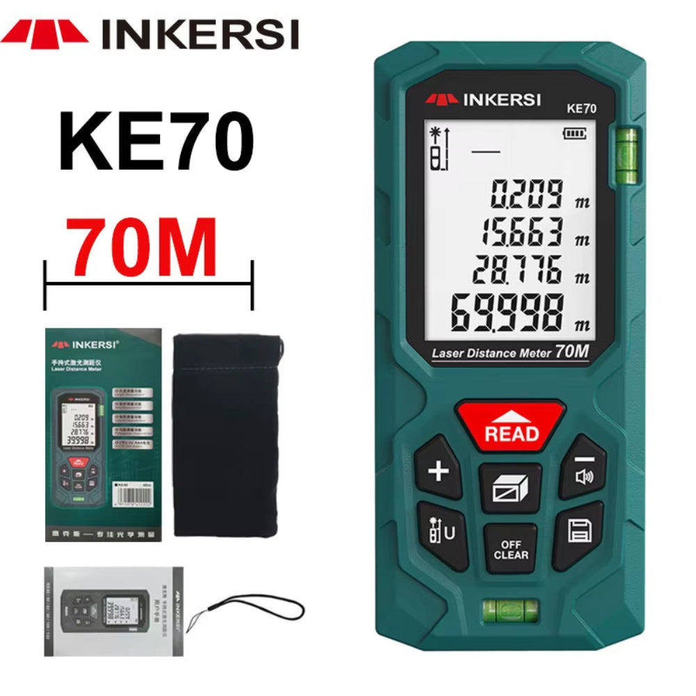 Laser Rangefinder Digital Tape Measure 40M/70M/120M High Precision Laser Distance Meter Digital Roulette Range Finder