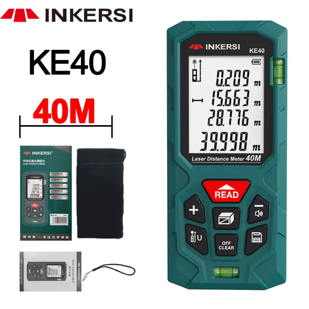 Laser Rangefinder Digital Tape Measure 40M/70M/120M High Precision Laser Distance Meter Digital Roulette Range Finder