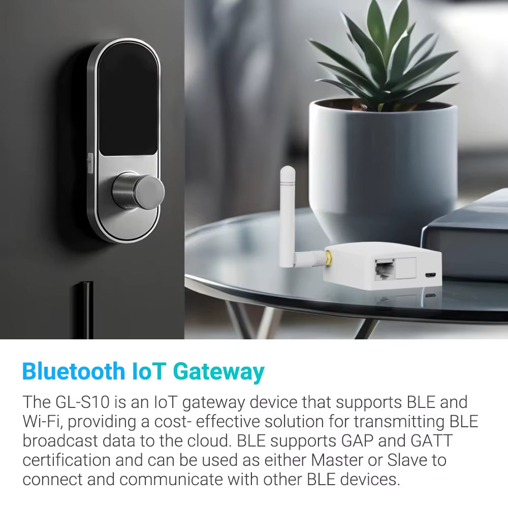 GL-S10 BLE Iot Gateway | Poe Power Supply